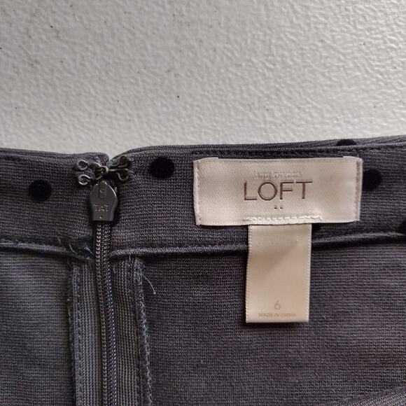 LOFT women's polkadot skirt size‎ 6 - Picture 2 of 3